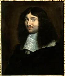Portrett av Jean Baptiste (Jean-Baptiste) Colbert (1619-1683), finansintendent for Ludvig XIV"" Maleri av Philippe De Champaigne (1602-1674). Reims, Museum of Fine Arts. Det må nevnes: Reims, Museum of Fine Arts