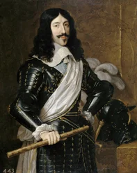 Portrett av Louis XIII av Frankrike (1601-1643) av Champaigne, Philippe, de (1602-1674)