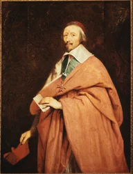 Portrett av Richelieu av Philippe de Champaigne (1602 - 1674), Museet i Versailles.