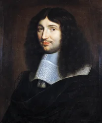Portrett av mennesket, antagelig Jean Baptiste Colbert (1619-1683), malt av Philippe de Champaigne (1602-1674)