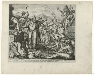 Vernietiging van de afgodsbeelden van Baal Boetedoening en berouw in het Oude Testament en het Nieuwe Testament (serietittel) En type guddommelig overbærenhet og barmhjertighet, mot dem hvis overtredelser han angrer av hele sitt hjerte og vender seg til Gu