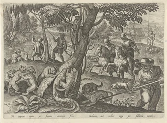 Jacht op wilde katten Jachttaferelen (serietittel) Der alle slags jakt, fuglefangst og fiske (serietittel)
