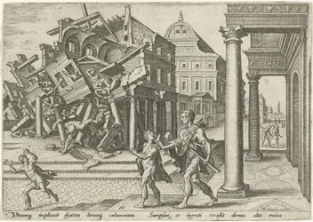 Samson ødelegger filistrenes tempel The Days of Doom of the Jewish People (serietittel)