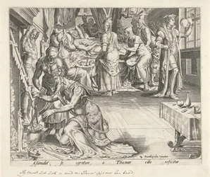 Tamar lager mat til Amnon Historien om Tamar og Amnon (serietittel)