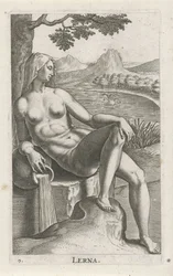 Waternimf Lerna Lerna (tittel på objekt) Stroom - en vannnymfe (serietittel) Nympharum oceanitidum, Ephydridum potamidum naiadum (serietittel)