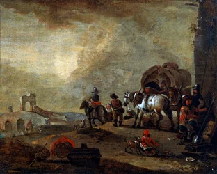 Reisende på vei, 1600-tallet