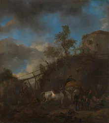 Smed som skoer en hest, ca. 1652–1655 (olje på lerret)