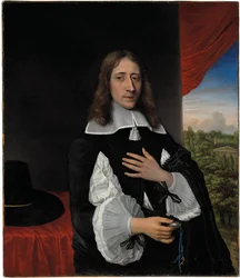 Portrett av professor Franciscus Van Schooten, 1656
