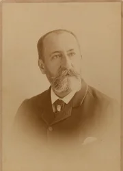 Portrett av komponisten Camille Saint-Saëns 1835-1921.