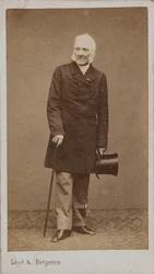 Portrett av komponisten Gustave Vogt 1781-1870.