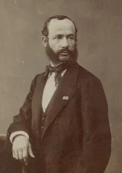 Portrett av fiolinisten og komponisten Henri Vieuxtemps 1820-1881, 1870-årene.