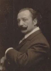 Portrett av komponisten Xavier Leroux 1863-1919, 1910.