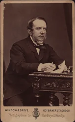 Portrett av komponisten Michael William Balfe 1808-1870.