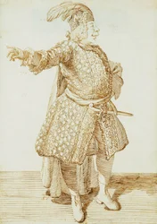 Portrett av Castrato Gaetano Caffarelli, ca. 1735