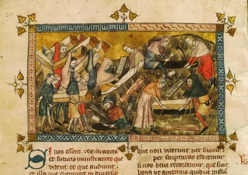 Begravelsen av pestens ofre i Tournai, ca. 1353