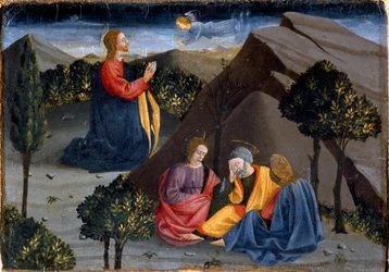 Polyptych of the Misericordia: bønn i olivenhagen