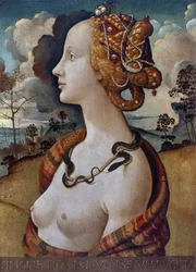 Portrett av Simonetta Vespucci som Kleopatra (1453-1476)