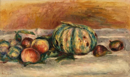 Natura moartă cu pepene galben (Nature morte au pepene) norvegiană
