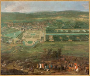 Utsikt over Fontainebleau-slottet