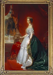 Portrett av keiserinne Eugenie - Portrett av keiserinne Eugenie. 1856–1857 ...