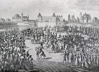 Franskmennenes triumferende inntog i Warszawa, 28. november 1806