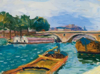 Paris, Broen over Seinen, ca 1898-1904.