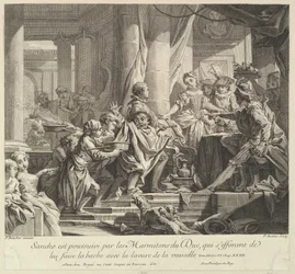 Sancho forfulgt av Kitchen Boys of the Duke, 1700-tallet.