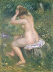A Bather, ca. 1885-90 (olje på lerret)