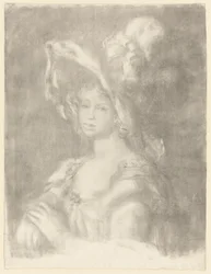 Amélie Laurent Dieterlé, ca. 1899 (litografi på off-white vevd papir)