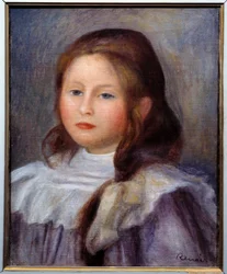 Barneportrettmaleri av Pierre Auguste Renoir