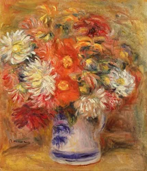 Krysantemum i en vase, ca. 1919