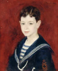 Fernand Halphen som gutt, 1880