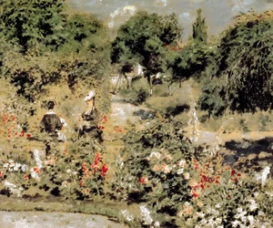 Hage i Fontenay-aux-Roses, ca. 1873-74 (olje på lerret)