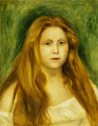 Head of Girl; Leder for en ung jente, 1888
