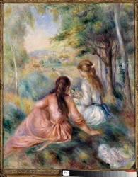 I formaleriet av Pierre Auguste Renoir (1841-1919) 1890 Søn. 0,81x0,65 m New York, Metropolitan museum