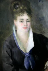«Dame i svart», 1876