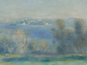 Landskap ved Middelhavet (utsikt over Toulon)