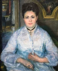 Madame Victor Choquet i hvitt
