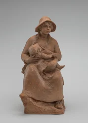 Barselskap: Madame Renoir og sønn, ca. 1916.