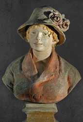 Mrs. Renoir (polikrom terrakotta)