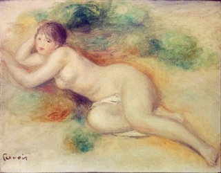 Naken figur av en jente, 1880-1889