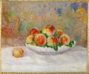Peches (olje på lerret)