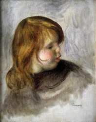 Portrett av et barn (Jean Renoir). Maleri av Pierre-Auguste Renoir (Pierre Auguste Renoir