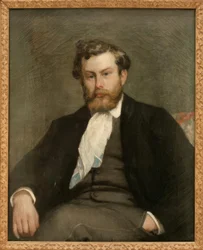 Portrett av maleren Alfred Sisley