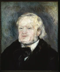 Portrett av Richard Wagner (olje på lerret