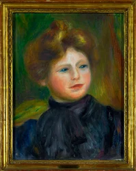 Portrett av kvinnemaleri av Pierre Auguste Renoir (1841-1919) 1916 Dim 0,35 x 0,27 m Paris Louvre museum Obligatorisk omtale: Donasjon Helene og Victor Lyon