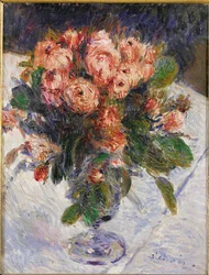 Rosemousse (olje på lerret)