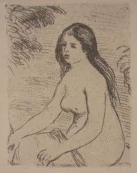 Seated Female Nude