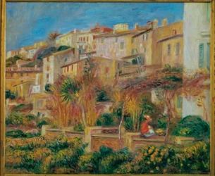 Terrasse i Cagnes (olje på lerret)