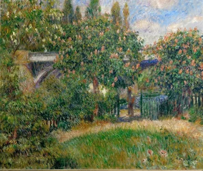 Jernbanebroen ved Chato (maleri på lerret)